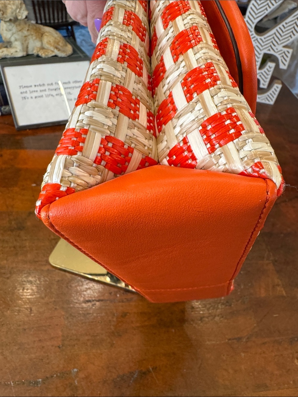 Kate Spade New York Natalia Straw Flap Bag - Picture 10 of 15